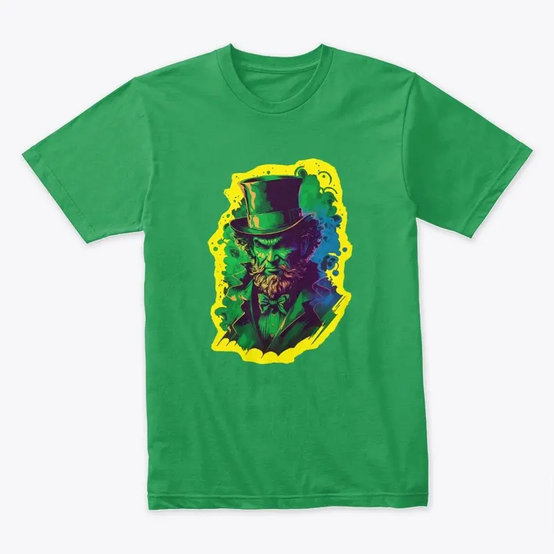 Bright Synthwave Leprechaun