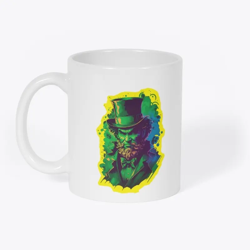 Bright Synthwave Leprechaun